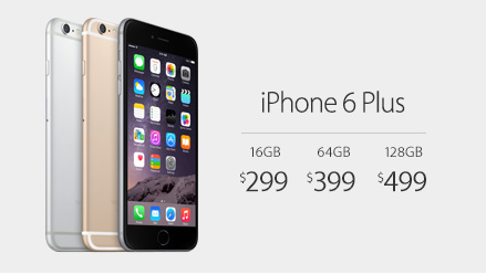 iPhone 6 Plus の価格