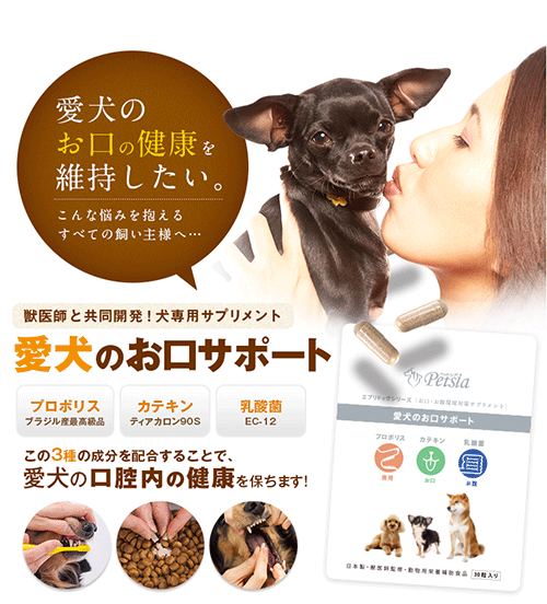 愛犬のお口サポート ペットシア