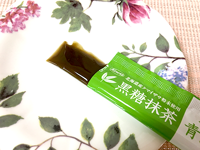 黒糖抹茶青汁寒天ジュレ 口コミ