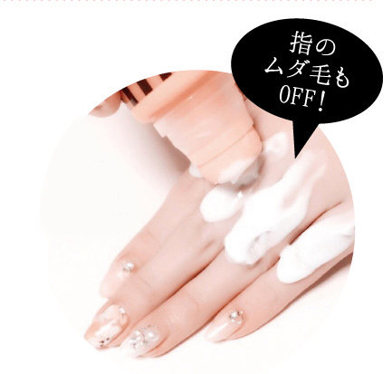 指毛の脱毛にも最適