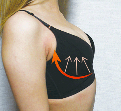 導（みちびき）リメイクアップブラ