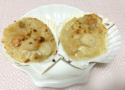 ホタテのグラタン