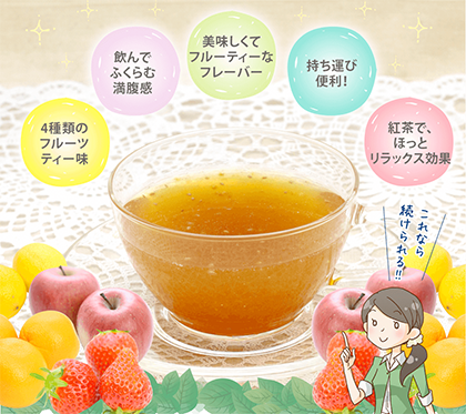 すらっと!置き換えフルーツティーダイエット