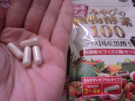 酵素サプリメント「みやびの植物酵素100」