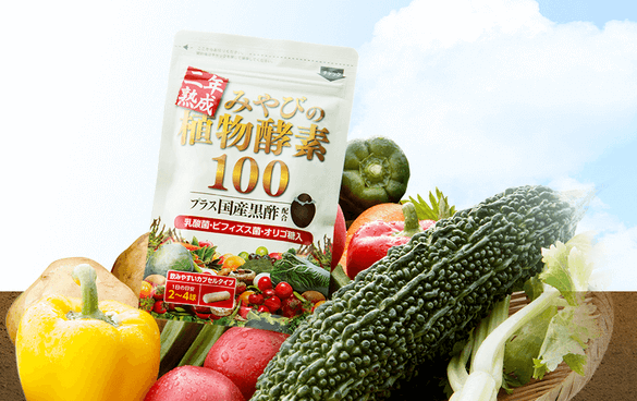 酵素サプリメント「みやびの植物酵素100」