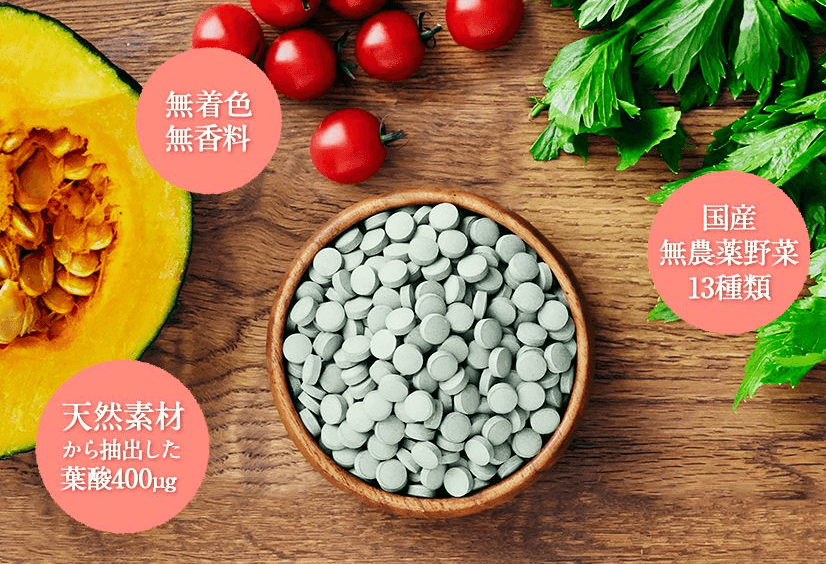 パティ葉酸サプリ