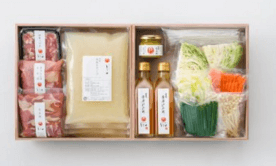 博多水炊きとり田白木二段重水炊きセット