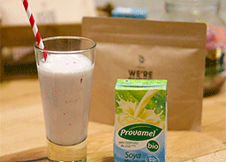 豆乳を混ぜるだけ。