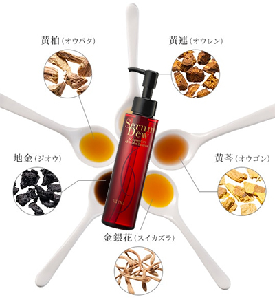 年齢毛穴に働きかける5種類の「黄金植物エキス」を独自配合