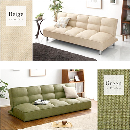 Sincere-シンシア-】（ソファベッド　もこもこ　シンプルデザイン　ナチュラルな風合い）ベージュ 
