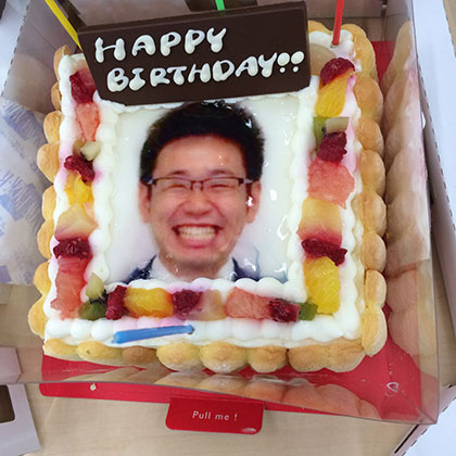 特別な日に贈る写真ケーキ!口コミ