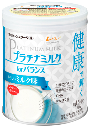2017年に雪印ビーンスタークが発売した「プラチナミルクforバランス